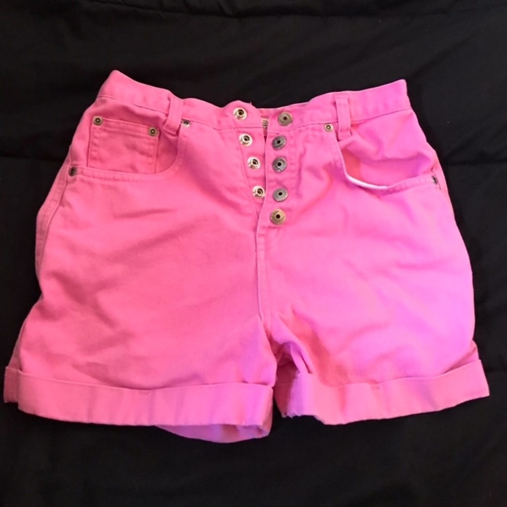 Girls pink shorts